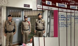 ตรวจห้องควบคุมผู้ต้องหายาเสพติด2ราย