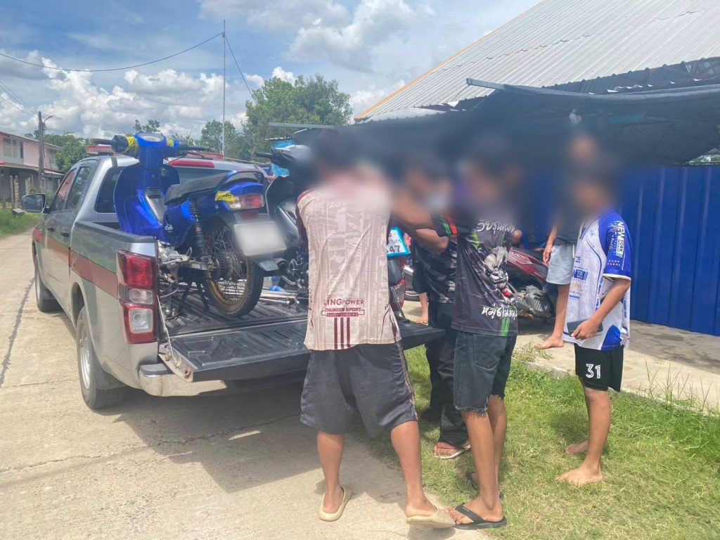ยึดรถป้องกันเหตุการแข่งรถในทาง